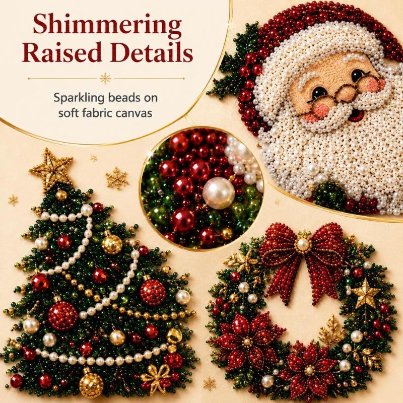 Embroidery Xmas Kits - 1 Adet 5D DIY Duvar Dekoru