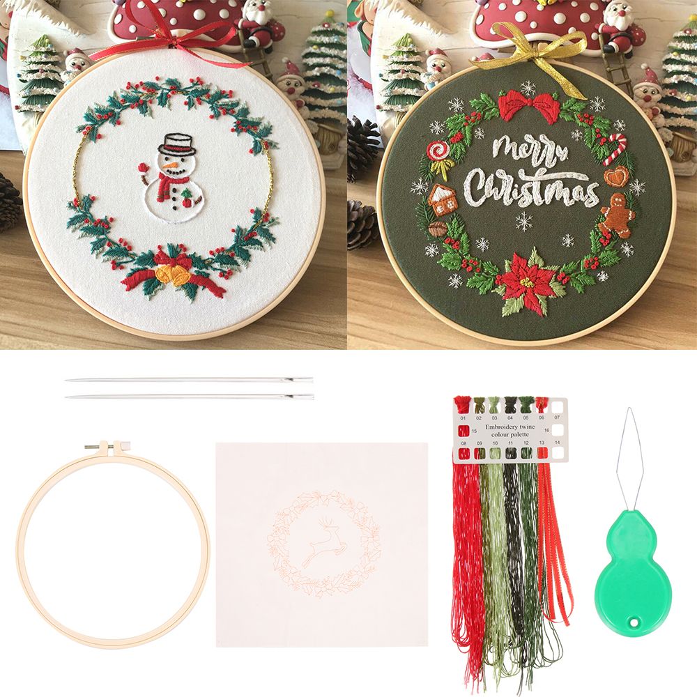 Embroidery Xmas Kits - Sanat Dikiş Aksesuarları İğne Ipliği İğne