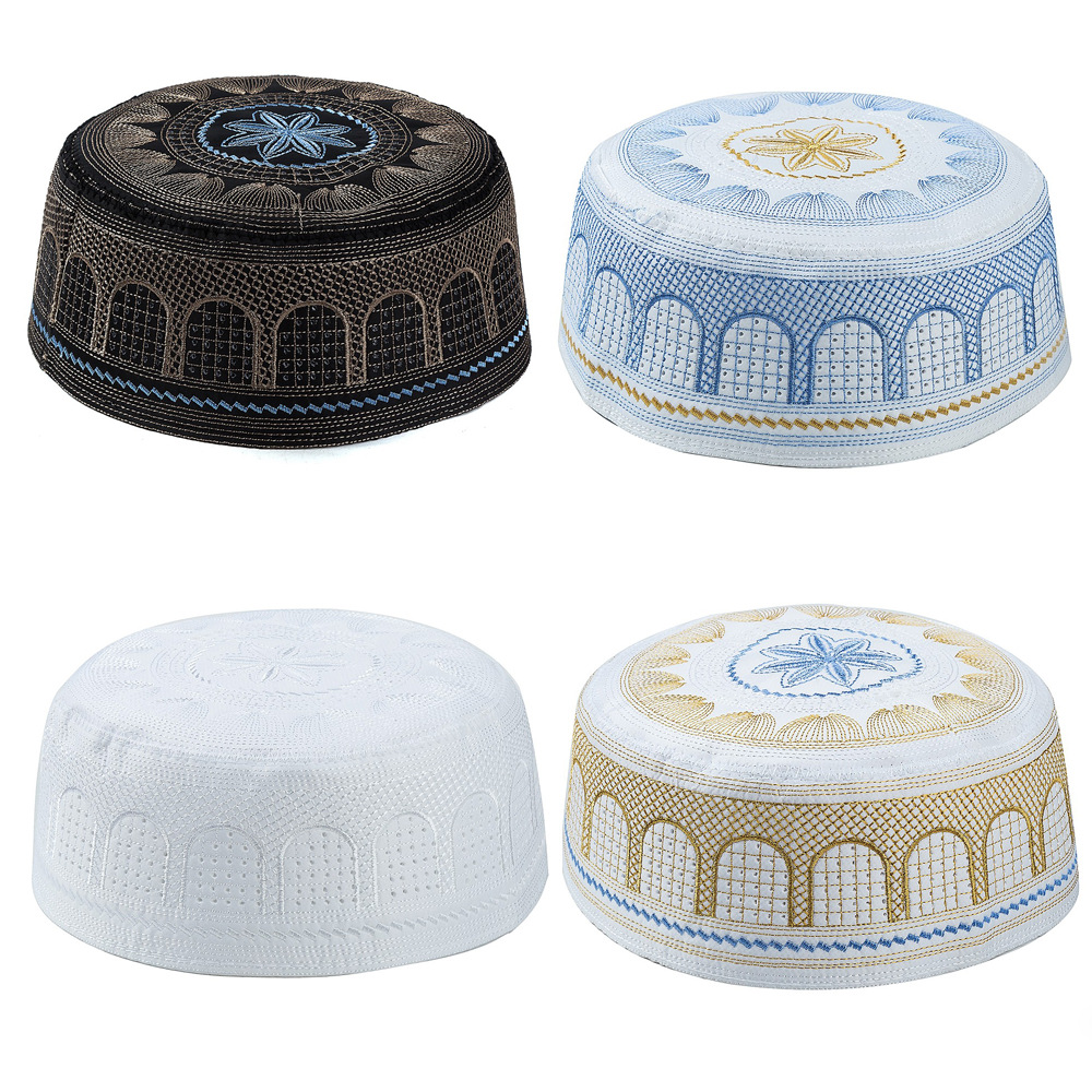 Embroidery Hat Machine - 2024 Işlemeli Hui İslam Erkek Şapka