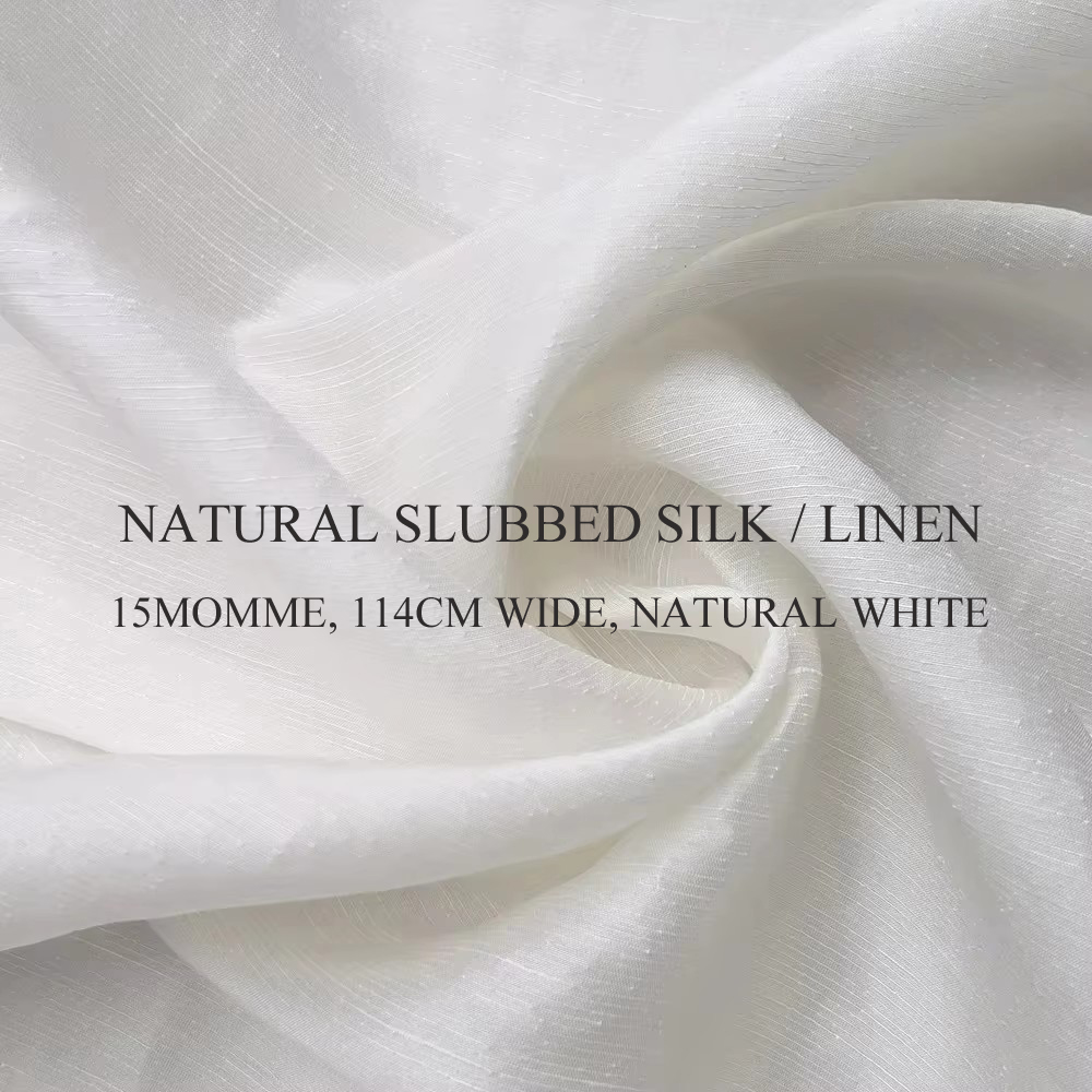 Linen Fabric Natural - Dut İpeği Keten 45'' Genişliğinde Metreyle