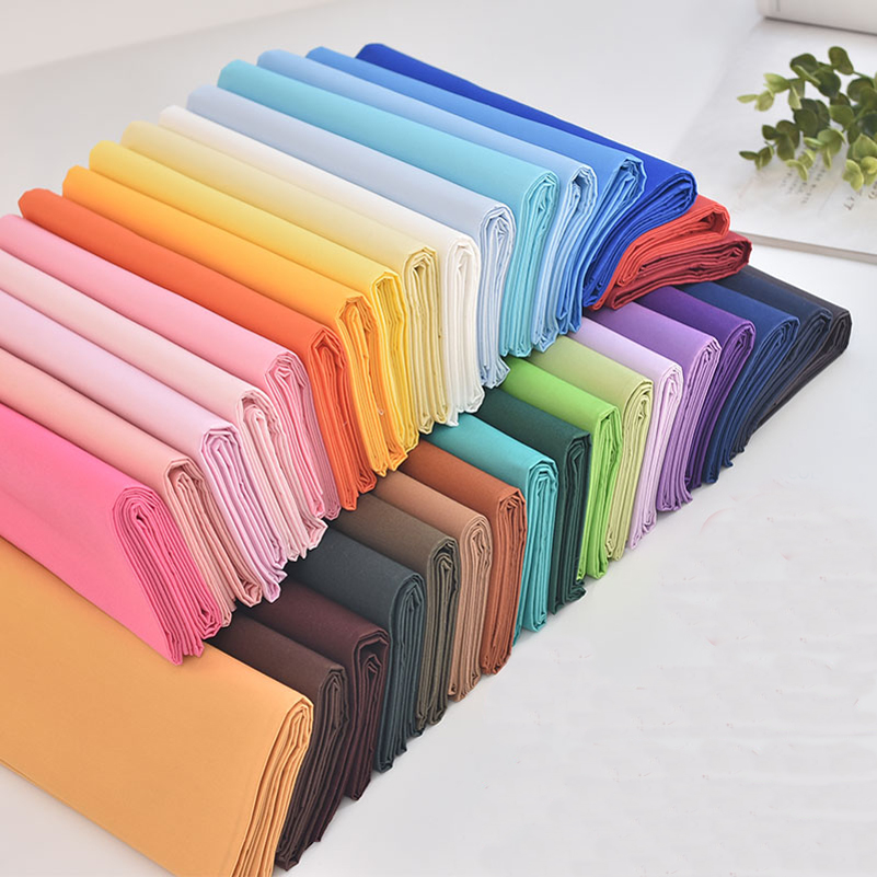 Linen Fabric Natural - Pamuklu Poplin Kumaş Düz Renk Beyaz