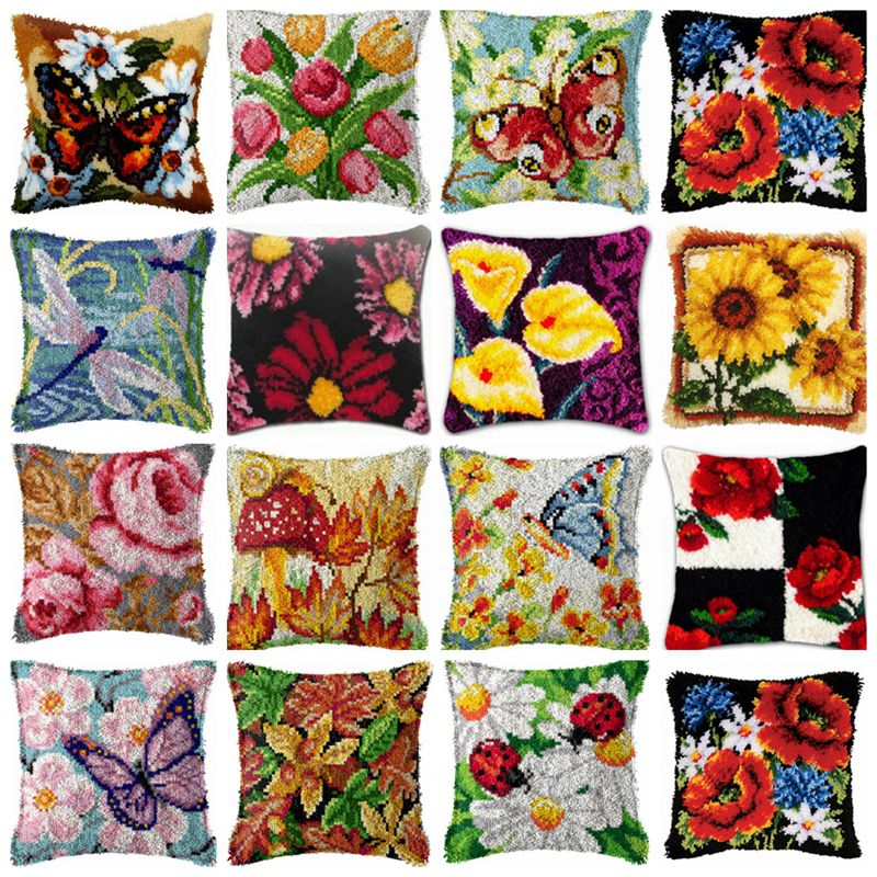 Embroidery Paper - Çiçekler bitki mandal kanca kiti düğüm