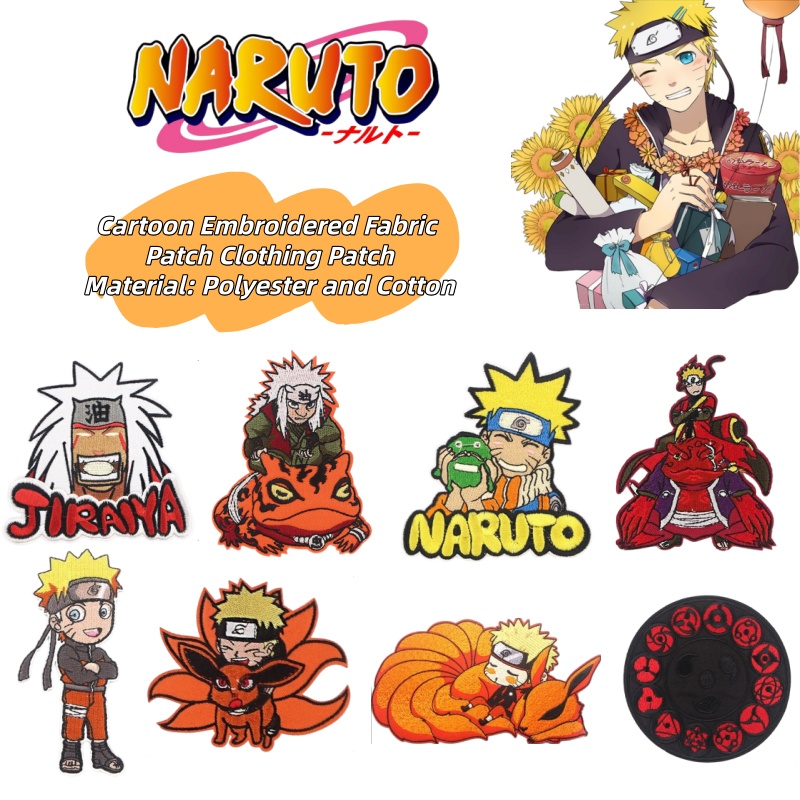 Embroidery Patches - Naruto Japon tarzı çizgi film anime