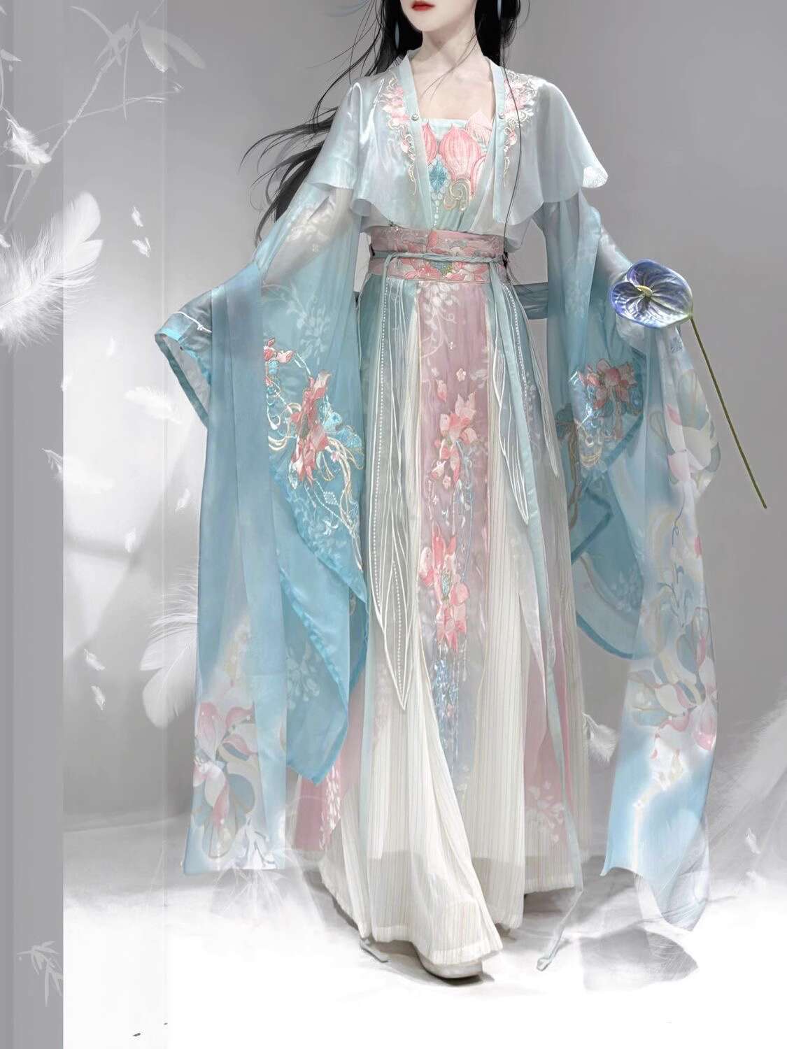 Embroidery Skirt - Yeni Hanfu Wei Jinfeng Ağır Sanayi