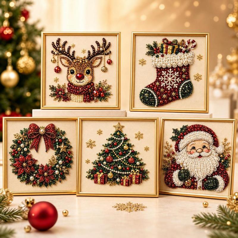 1 Adet 5D DIY Duvar Dekoru Noe - Embroidery Xmas Kits incelemesi ve fiyatı