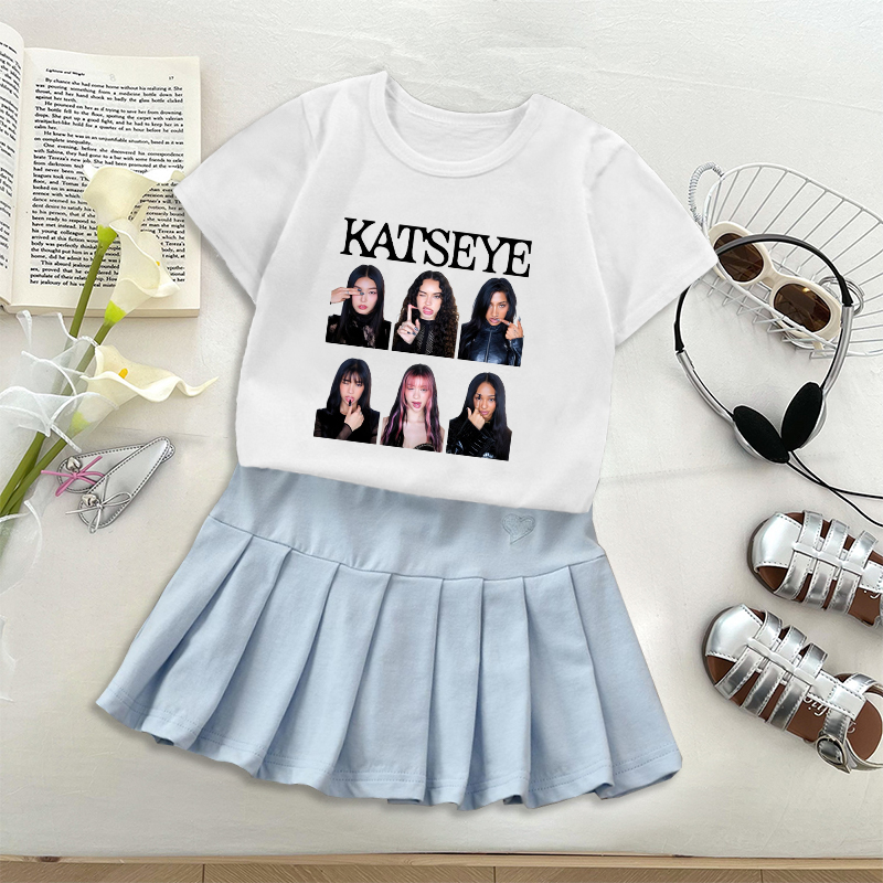 Moda K POP K-KATSEYE Tişört Pi - Embroidery Skirt incelemesi ve fiyatı