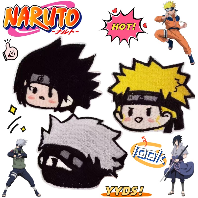 NARUTO Uzumaki Naruto Uchiha S - Embroidery Patches incelemesi ve fiyatı