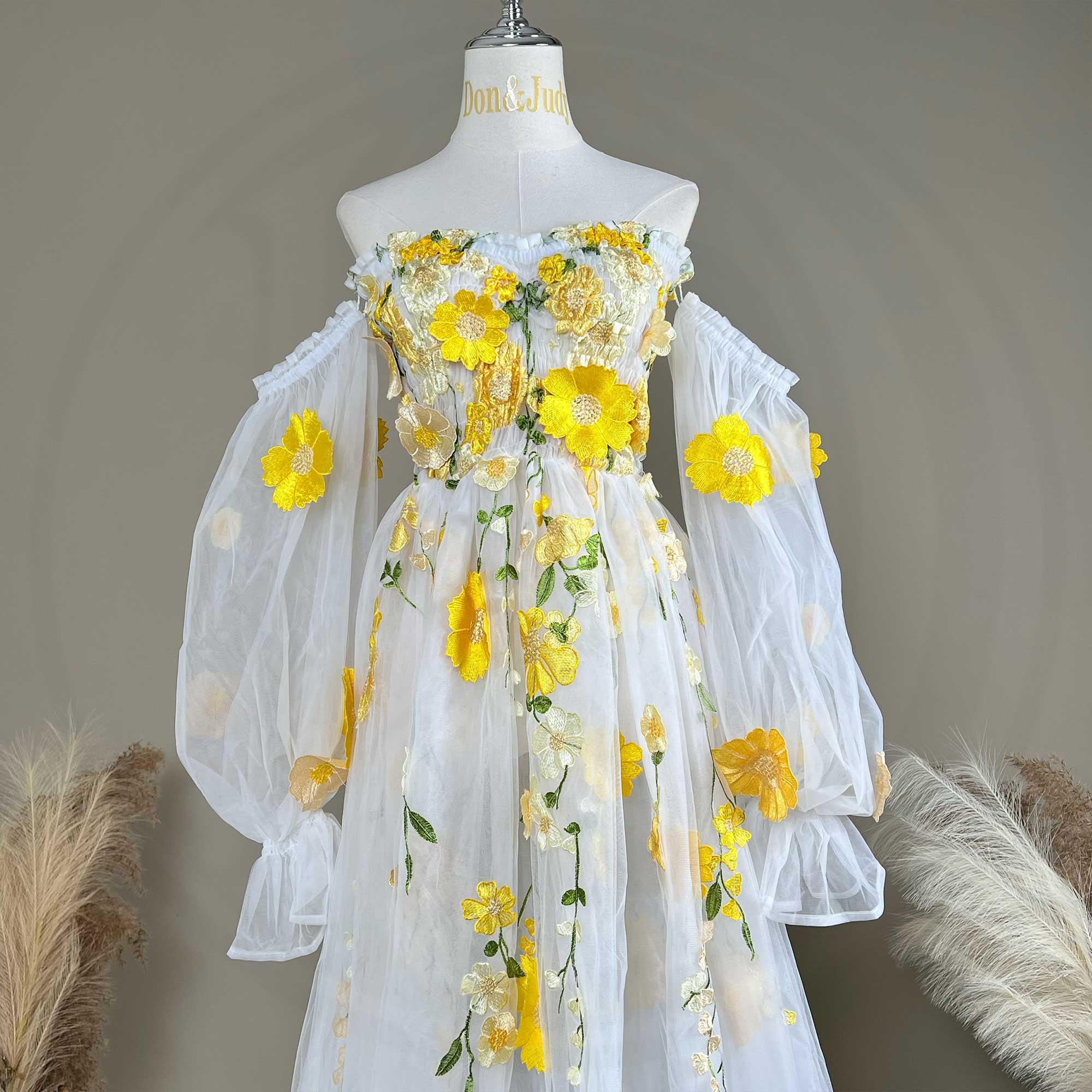 Don&Judy Renkli Organze Omuzla - Embroidery Organza incelemesi ve fiyatı