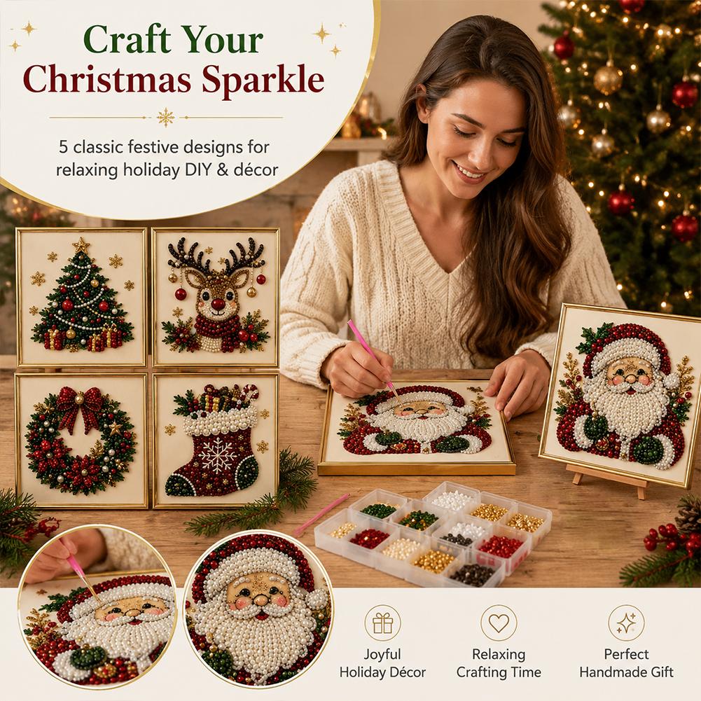 Noel Baba İnci Sanatı DIY Kiti - Embroidery Xmas Kits incelemesi ve fiyatı
