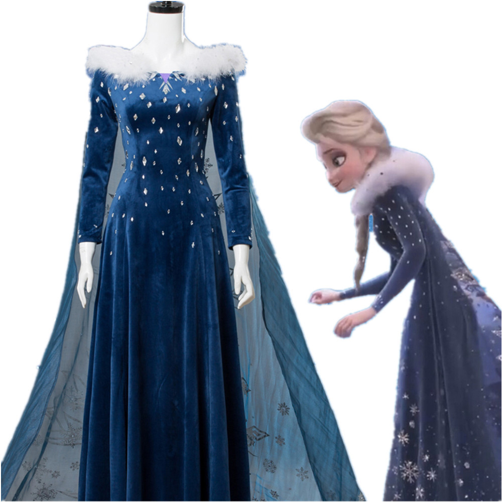 Elsa Cosplay Elbisesi, Koyu Ma - Embroidery Skirt incelemesi ve fiyatı
