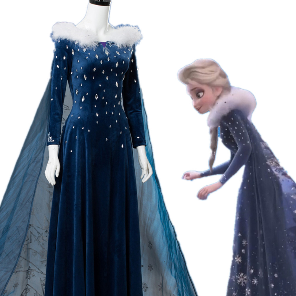 Elsa Cosplay Elbisesi, Koyu Ma - Embroidery Skirt incelemesi ve fiyatı