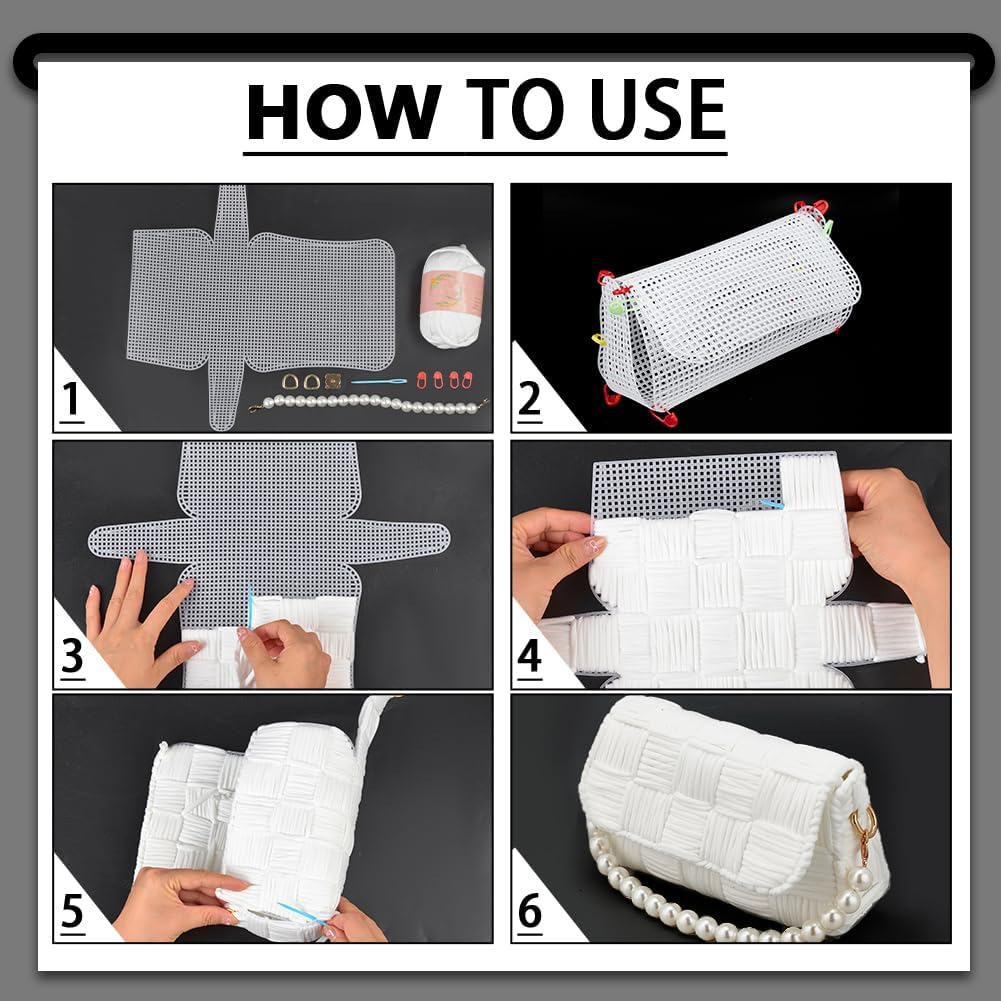 1-4 Adet Plastik Örgü Tuval Ça - Embroidery Paper incelemesi ve fiyatı