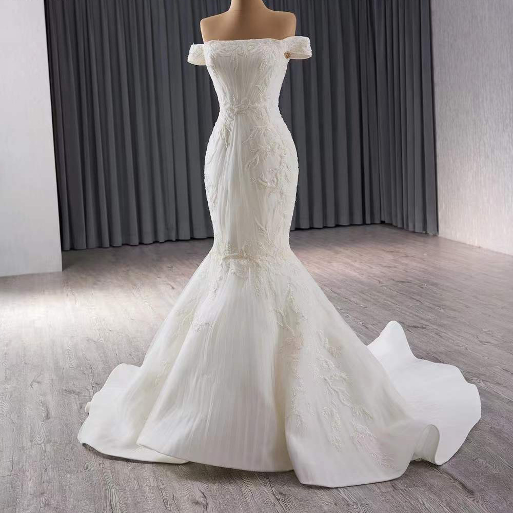 Düğün Elbisesi Straplez Kapalı - Embroidery Organza incelemesi ve fiyatı