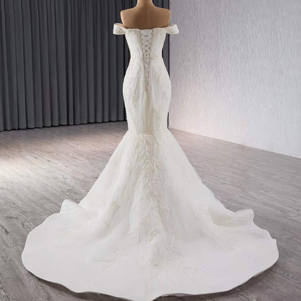 Düğün Elbisesi Straplez Kapalı - Embroidery Organza incelemesi ve fiyatı