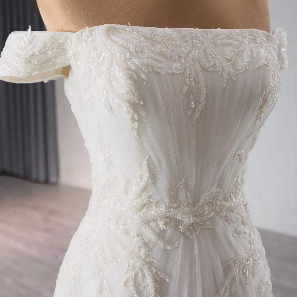 Düğün Elbisesi Straplez Kapalı - Embroidery Organza incelemesi ve fiyatı