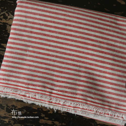 140x50cm Vintage Bahar Kırmızı - Linen Fabric Natural incelemesi ve fiyatı