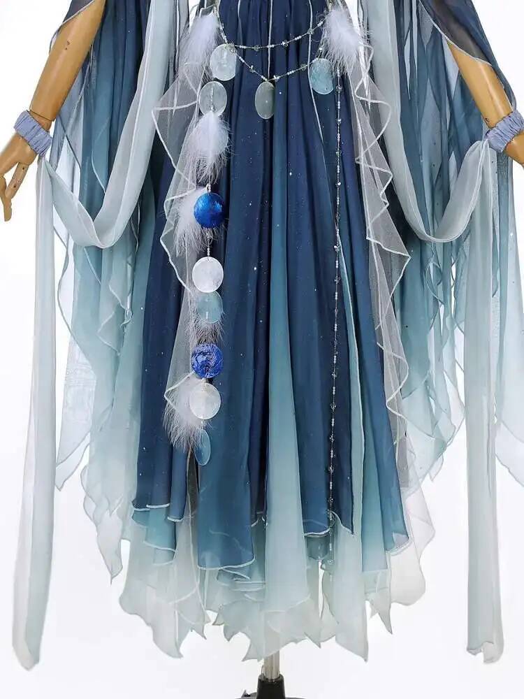 Egzotik Mavi Elbise Ağır İşlem - Embroidery Skirt incelemesi ve fiyatı