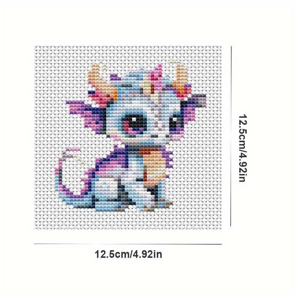 12 adet ejderha çapraz dikiş 1 - Embroidery Job incelemesi ve fiyatı