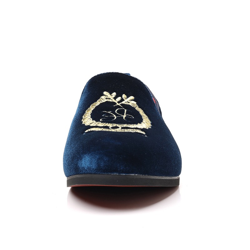 Lüks Tasarımcı Loafer'lar Süet - Embroidery Design Free incelemesi ve fiyatı