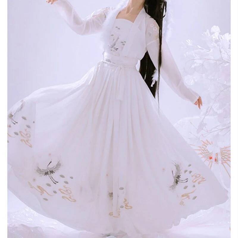 Çin Antik Hanfu kadın Ağır San - Embroidery Skirt incelemesi ve fiyatı