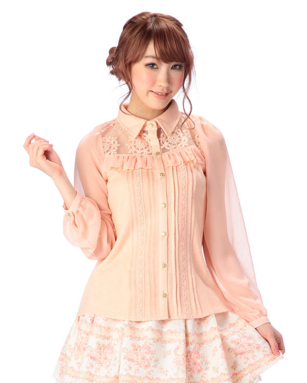 Satış japonya Liz Lisa şifon k - Embroidery Organza incelemesi ve fiyatı