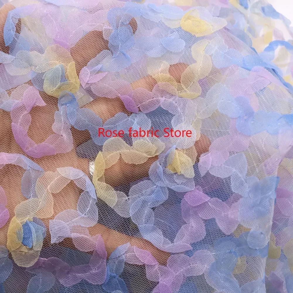 Degrade şifon gül kroşe dantel - Embroidery Gradient incelemesi ve fiyatı