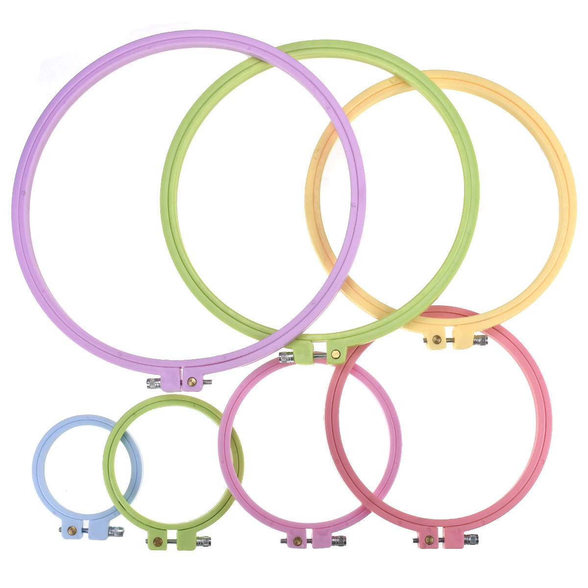 1/7 adet 7-25 cm Plastik Nakış - Embroidery Hoop incelemesi ve fiyatı