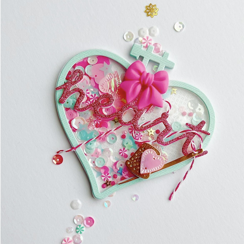KSCRAFT kalp gergef Metal kesm - Embroidery Paper incelemesi ve fiyatı