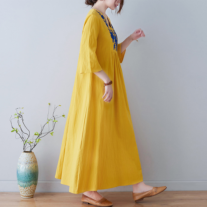 Yeni Etnik Stil Bol Kesim Deri - Embroidery Skirt incelemesi ve fiyatı