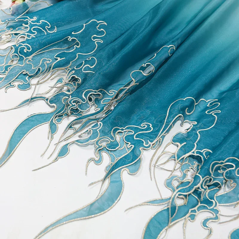 Çin Tarzı Nakış Lotus Yaprağı  - Embroidery Skirt incelemesi ve fiyatı