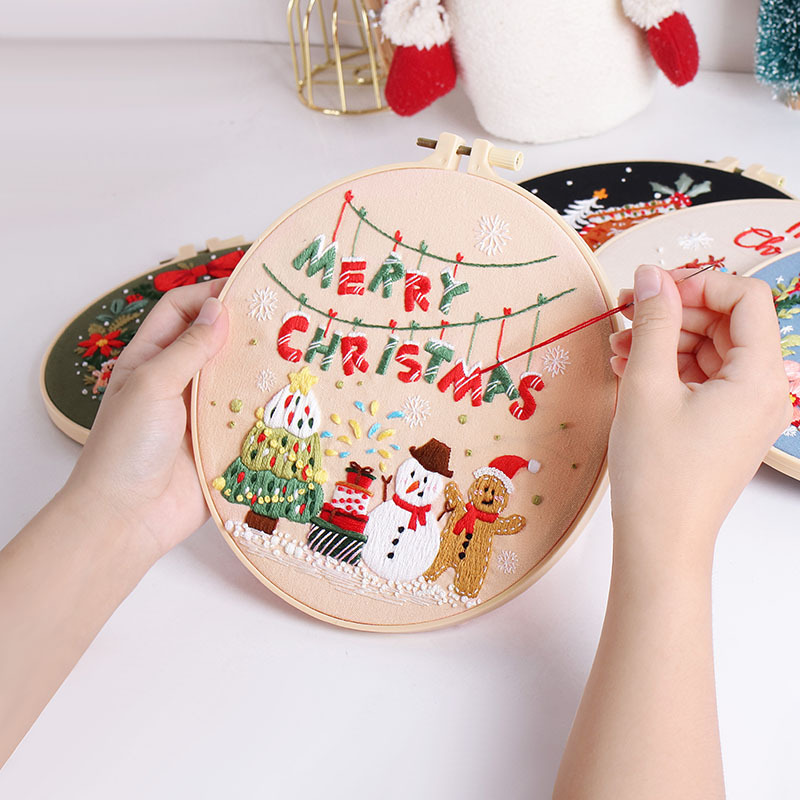 Merry Christmas DIY nakış kiti - Embroidery Xmas Kits incelemesi ve fiyatı