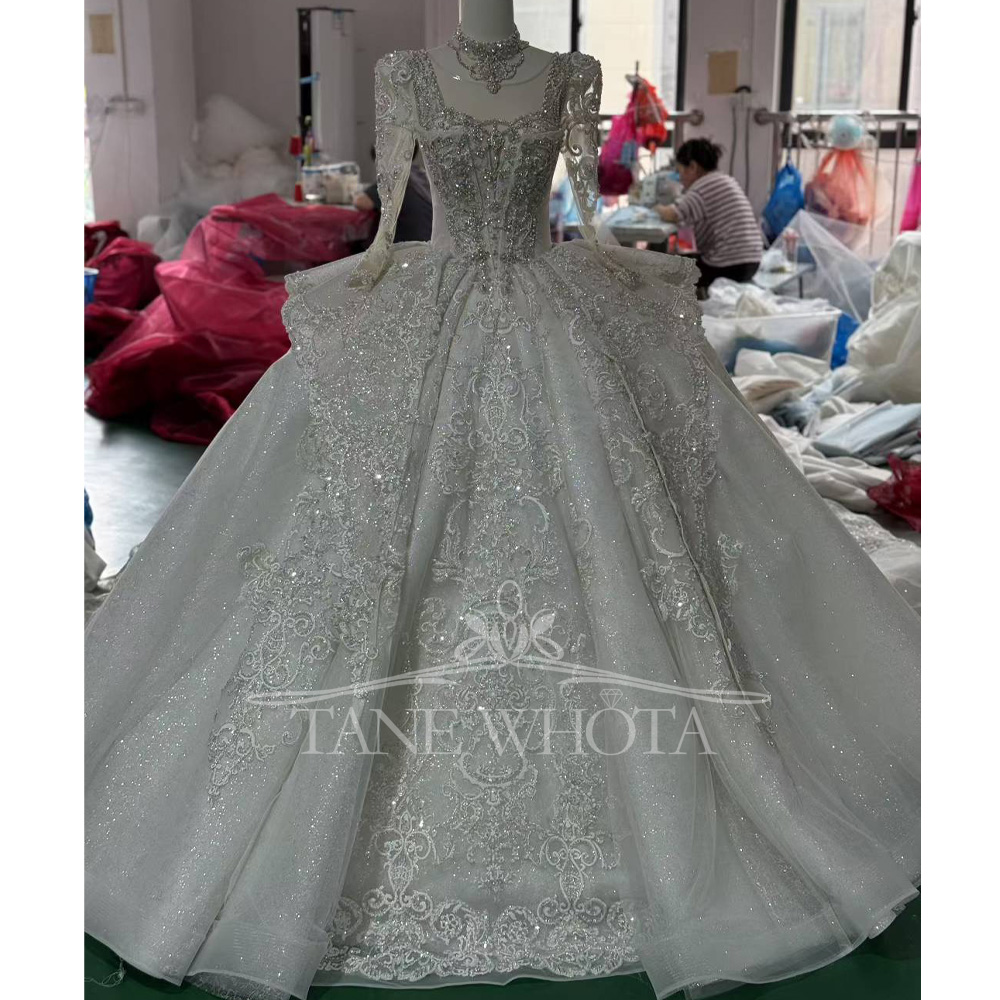 Kristal Payetli Gelin Elbisesi - Embroidery Organza incelemesi ve fiyatı