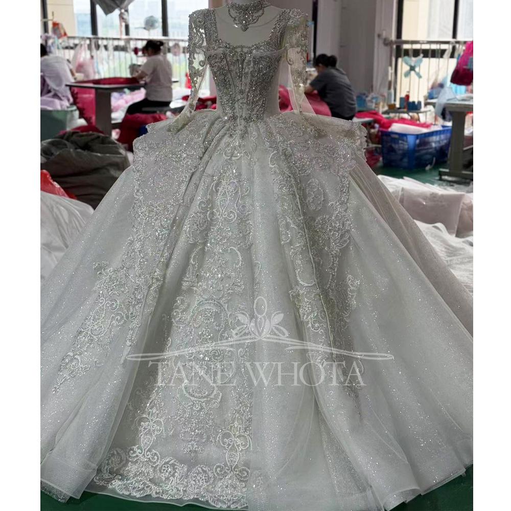 Kristal Payetli Gelin Elbisesi - Embroidery Organza incelemesi ve fiyatı