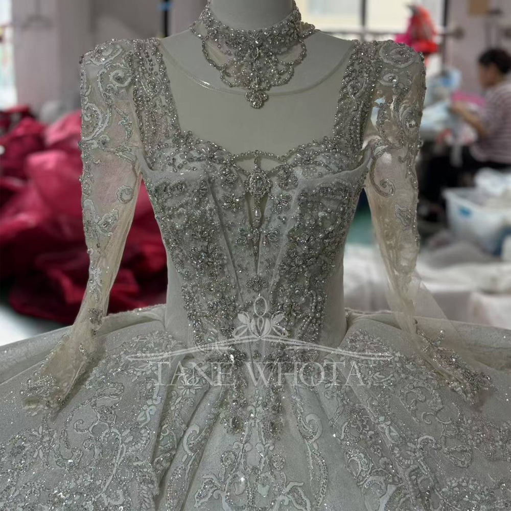 Kristal Payetli Gelin Elbisesi - Embroidery Organza incelemesi ve fiyatı