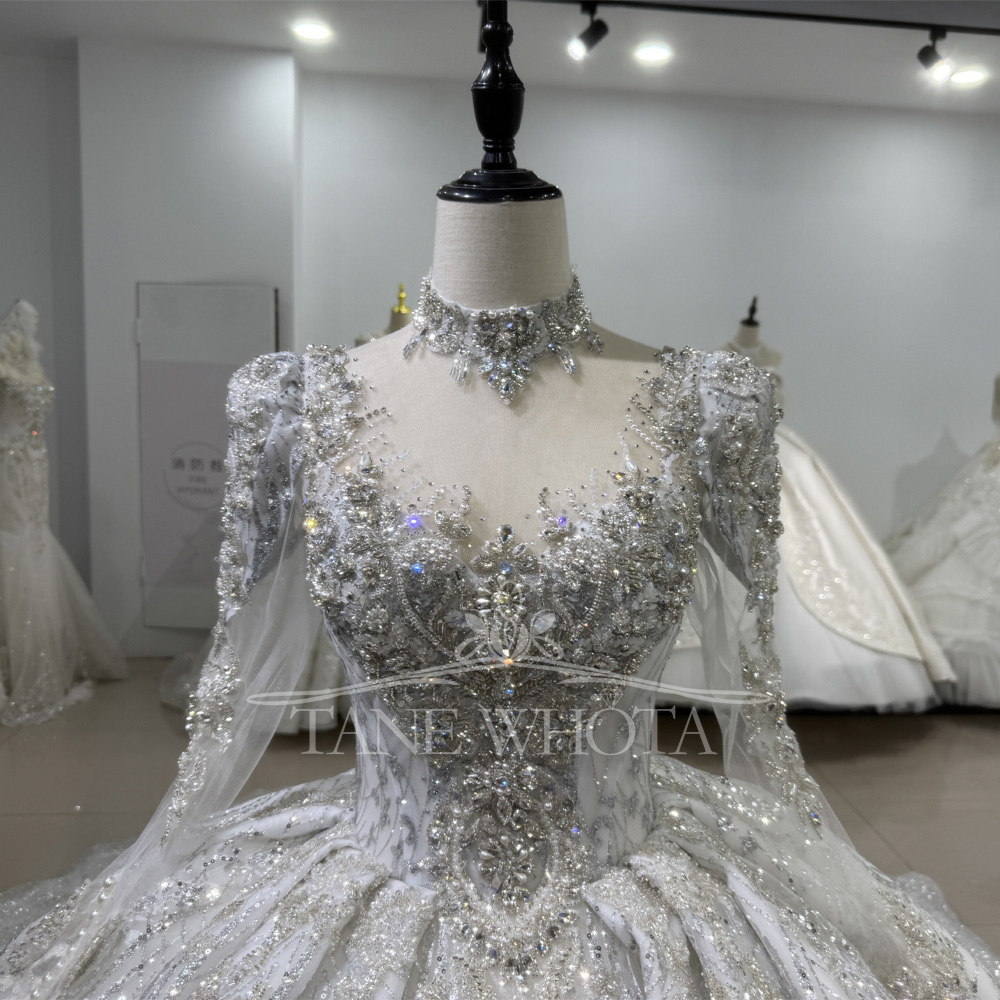 Zarif Gelinlikler Uzun Kollu Y - Embroidery Organza incelemesi ve fiyatı