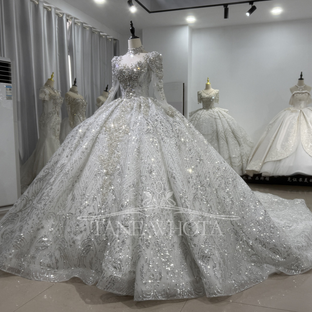 Zarif Gelinlikler Uzun Kollu Y - Embroidery Organza incelemesi ve fiyatı