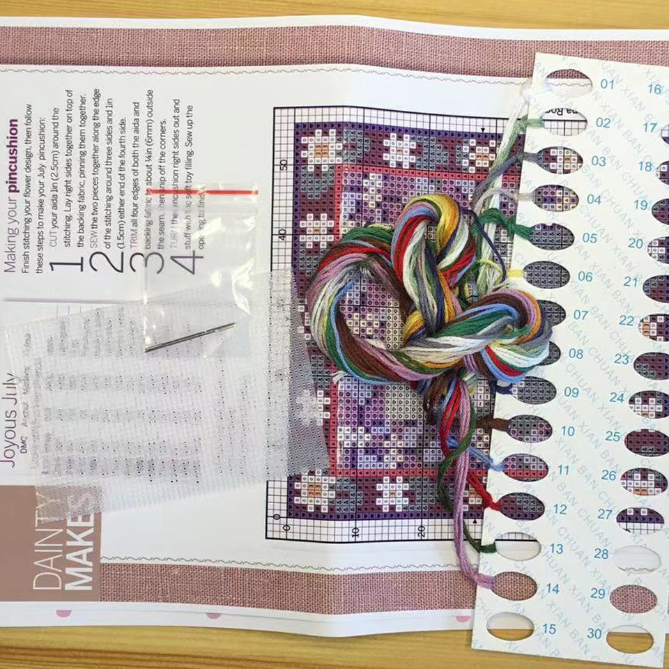 ZC184 Çapraz dikiş kitleri Kan - Embroidery Job incelemesi ve fiyatı