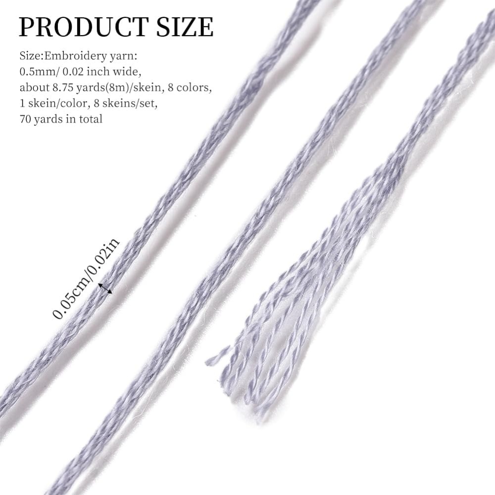 8 Skeins 70 Metre Gri Dostluk  - Embroidery Gradient incelemesi ve fiyatı