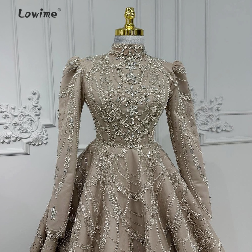 Retro Açık Kahverengi Müslüman - Embroidery Organza incelemesi ve fiyatı