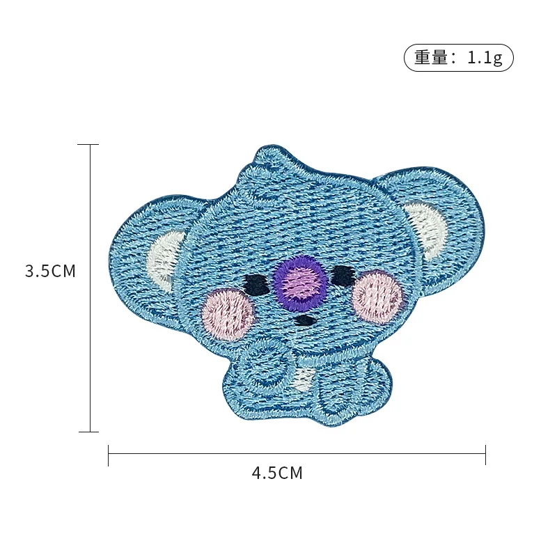 LINE FRIENDS BT21 Tüm Karakter - Embroidery Patches incelemesi ve fiyatı