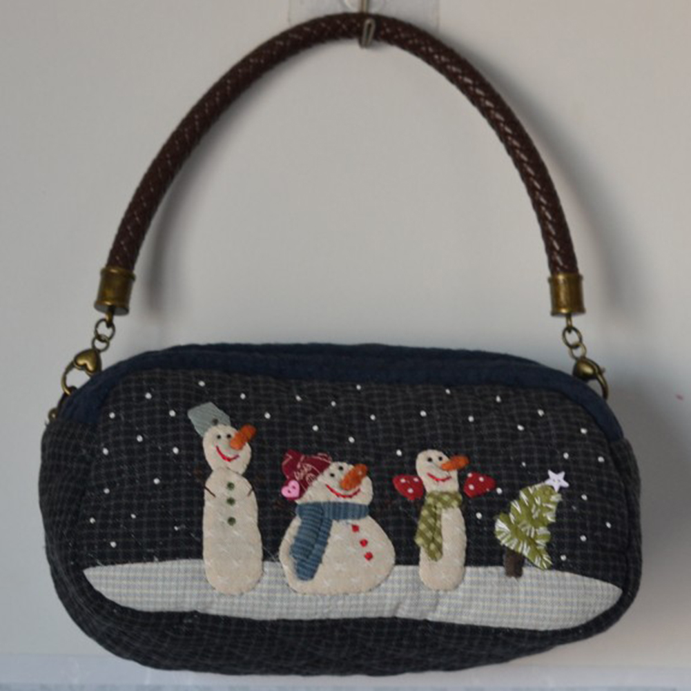 DIY Kar Omuz Çantası Patchwork - Embroidery Xmas Kits incelemesi ve fiyatı