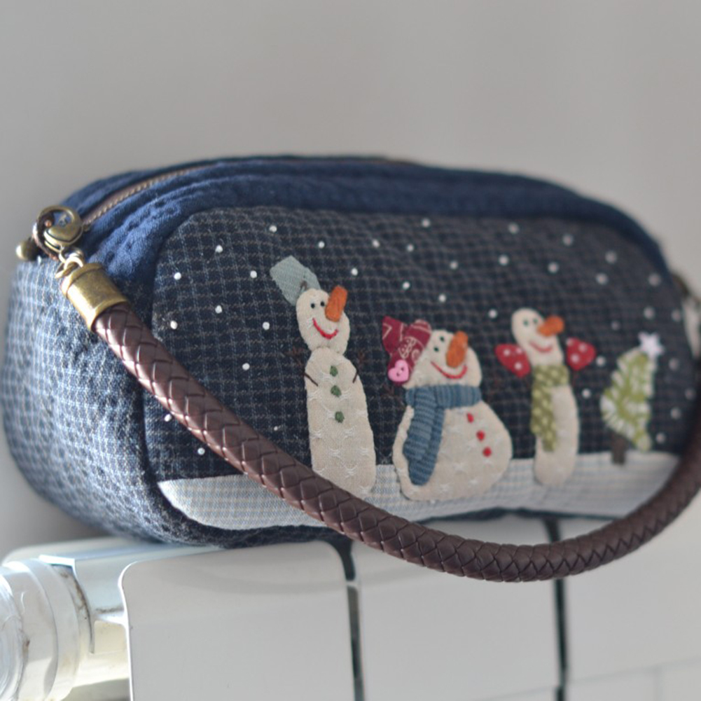 DIY Kar Omuz Çantası Patchwork - Embroidery Xmas Kits incelemesi ve fiyatı