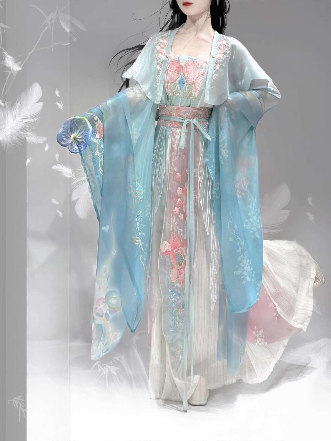 Yeni Hanfu Wei Jinfeng Ağır Sa - Embroidery Skirt incelemesi ve fiyatı