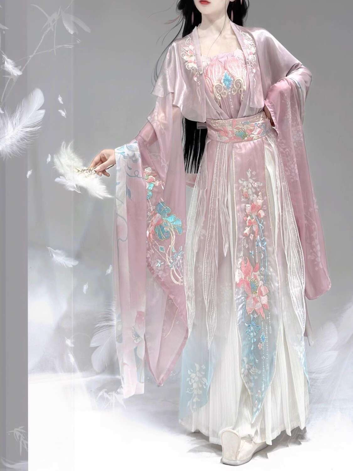 Yeni Hanfu Wei Jinfeng Ağır Sa - Embroidery Skirt incelemesi ve fiyatı