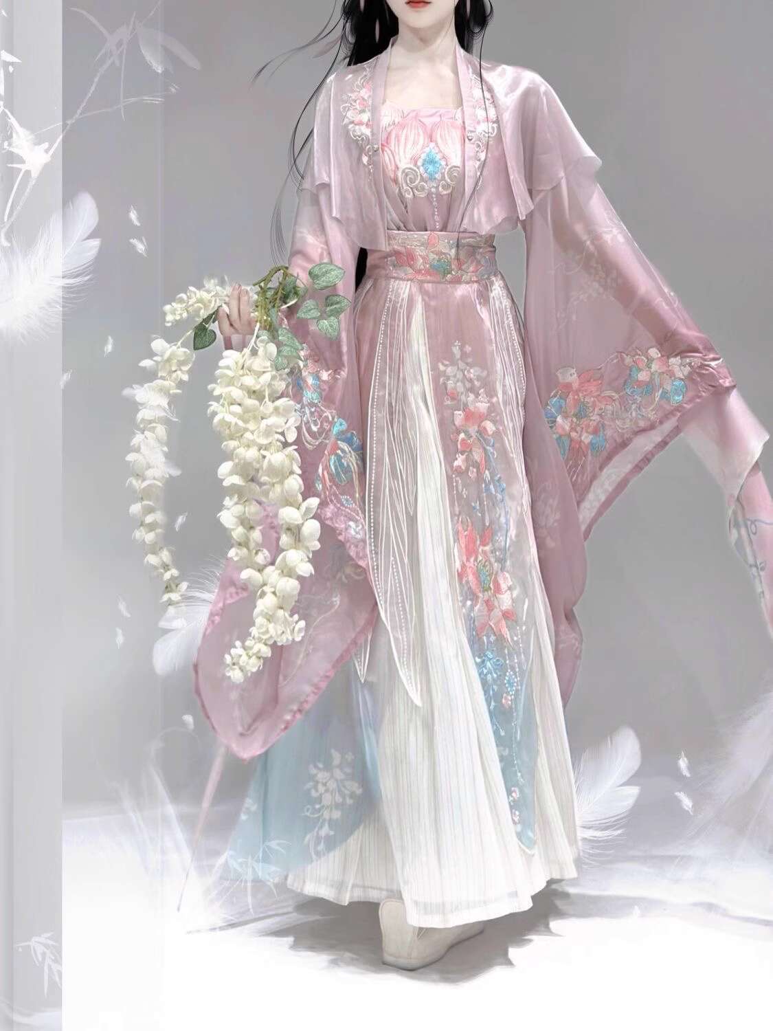 Yeni Hanfu Wei Jinfeng Ağır Sa - Embroidery Skirt incelemesi ve fiyatı