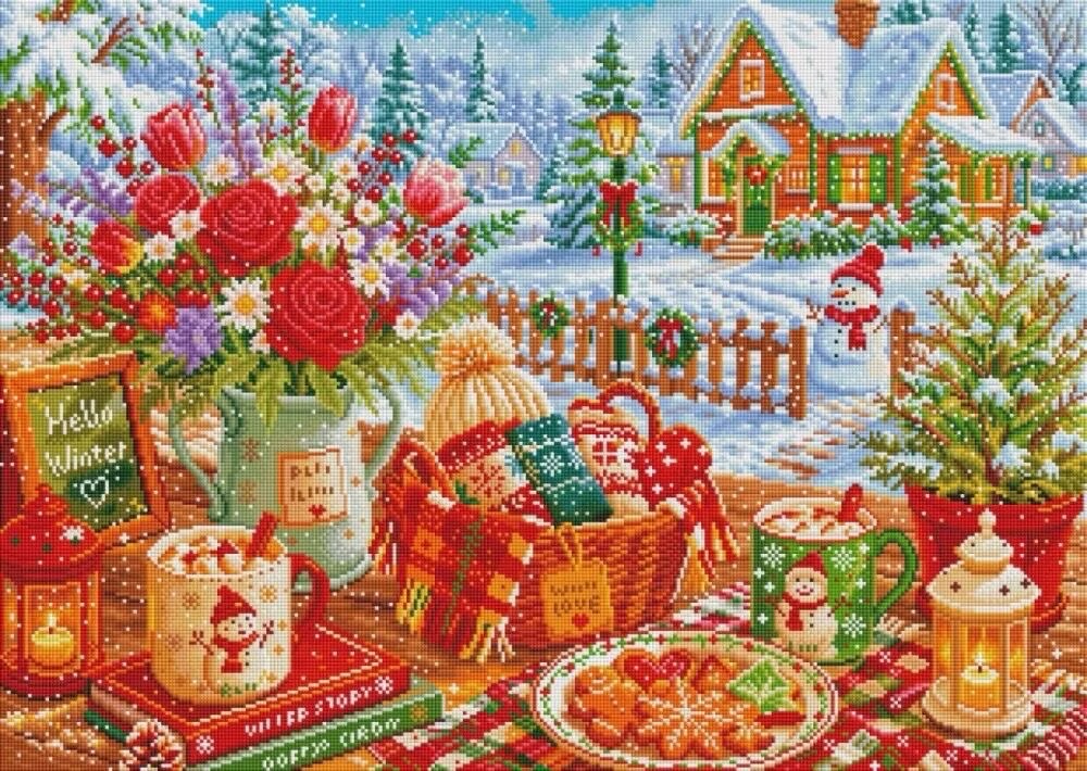9CT 14ct Kış Baskılı Kitleri Ç - Embroidery Job incelemesi ve fiyatı