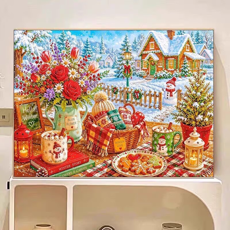 9CT 14ct Kış Baskılı Kitleri Ç - Embroidery Job incelemesi ve fiyatı