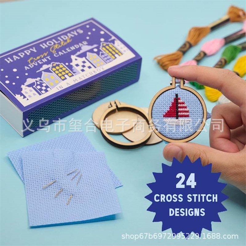 DIY Noel Çapraz Dikiş Advent T - Embroidery Xmas Kits incelemesi ve fiyatı