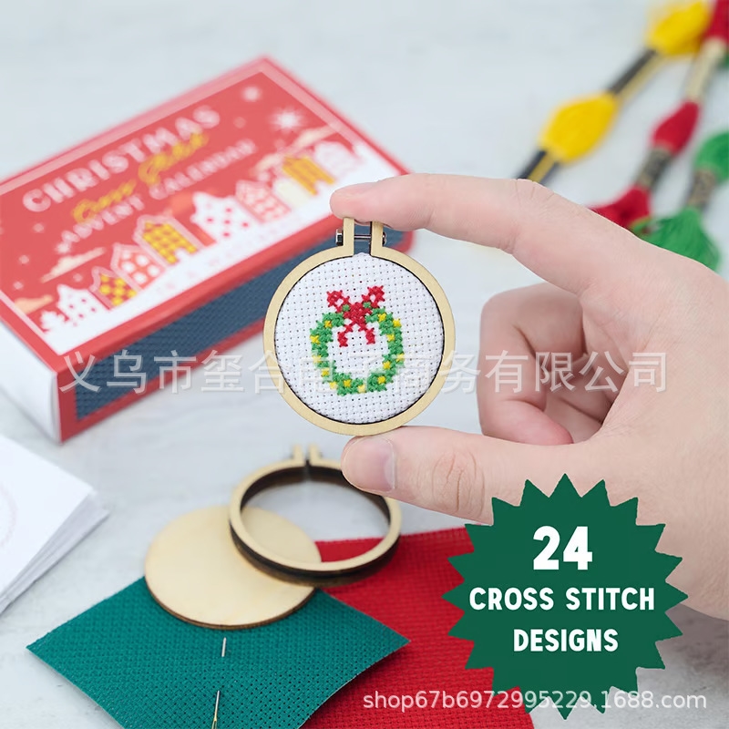 DIY Noel Çapraz Dikiş Advent T - Embroidery Xmas Kits incelemesi ve fiyatı