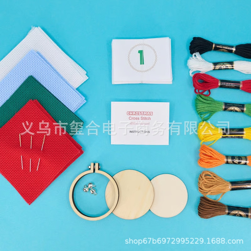 DIY Noel Çapraz Dikiş Advent T - Embroidery Xmas Kits incelemesi ve fiyatı